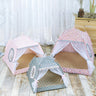 Comfy Calming Pet Tent Bed for Small Dogs and Cats