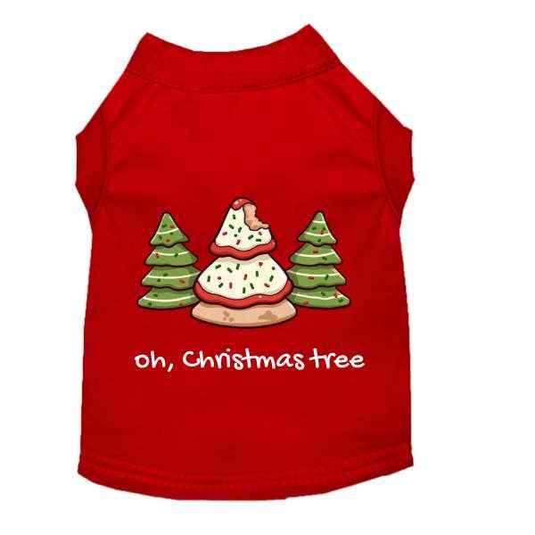Oh, Christmas Tree Cookie Dog T-Shirt