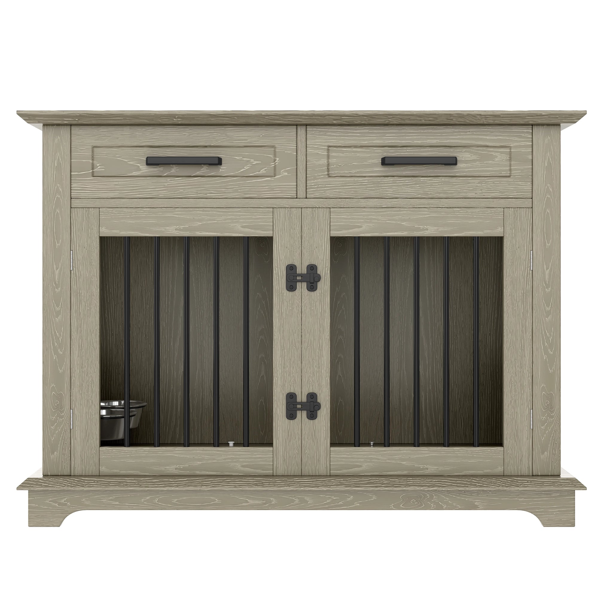 Nest & Tail Carlisle Console Furniture-Grade Dog Crate End Table