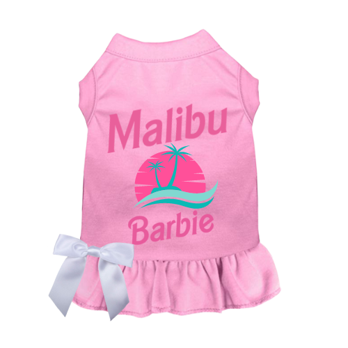 Bark 5th Ave., LLC Cotton Dog Dress - Pink/S - HT Animal Supply