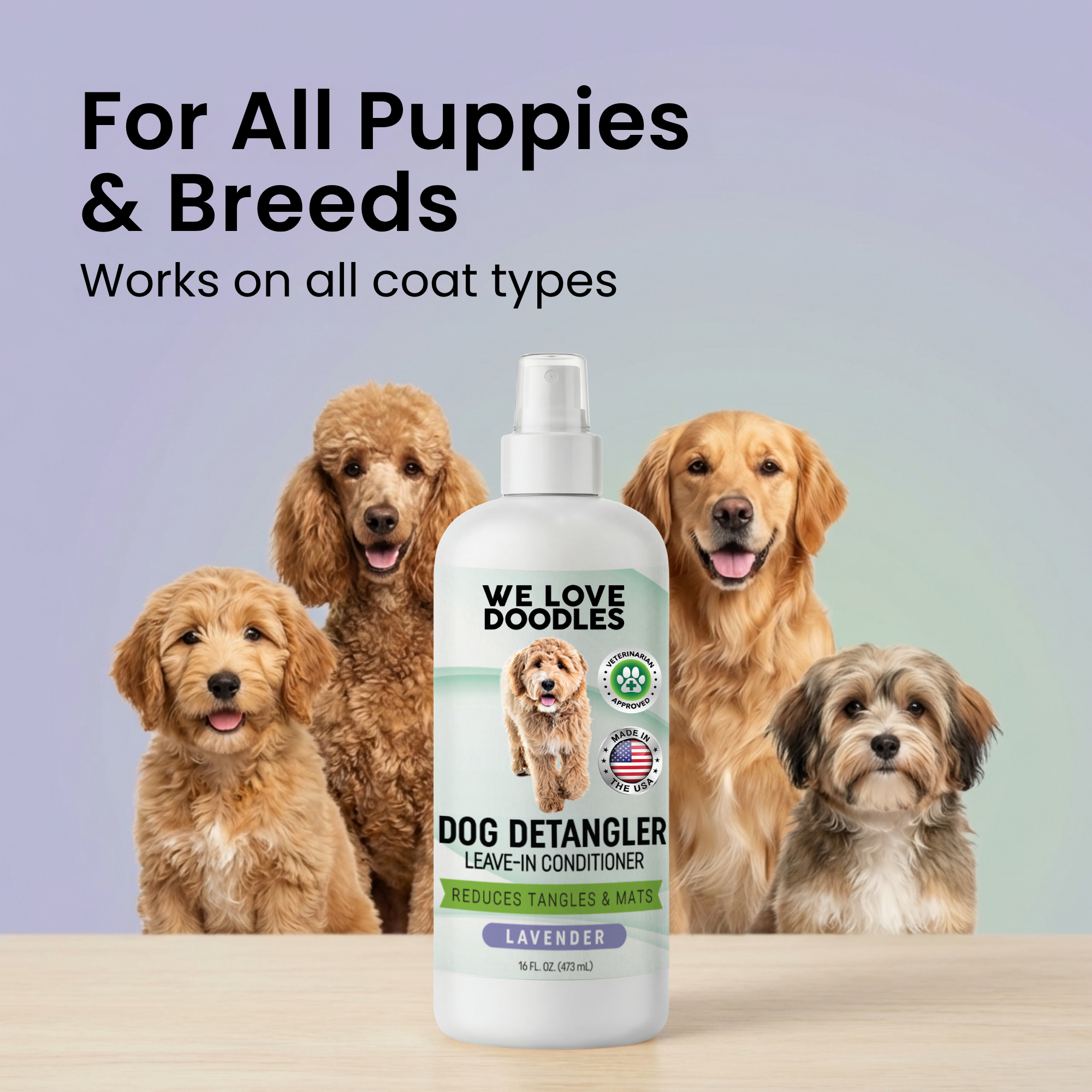 Dog Detangler Spray (Lavender)