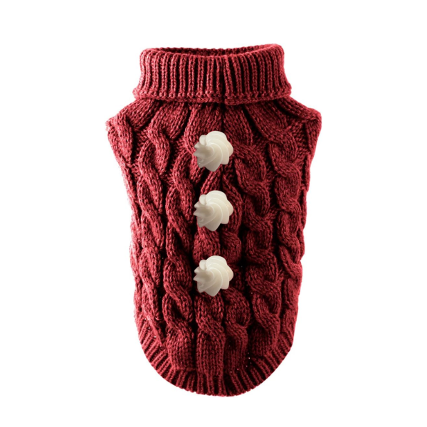 Bark 5th Ave., LLC Premium Dog Sweater - Beige/S