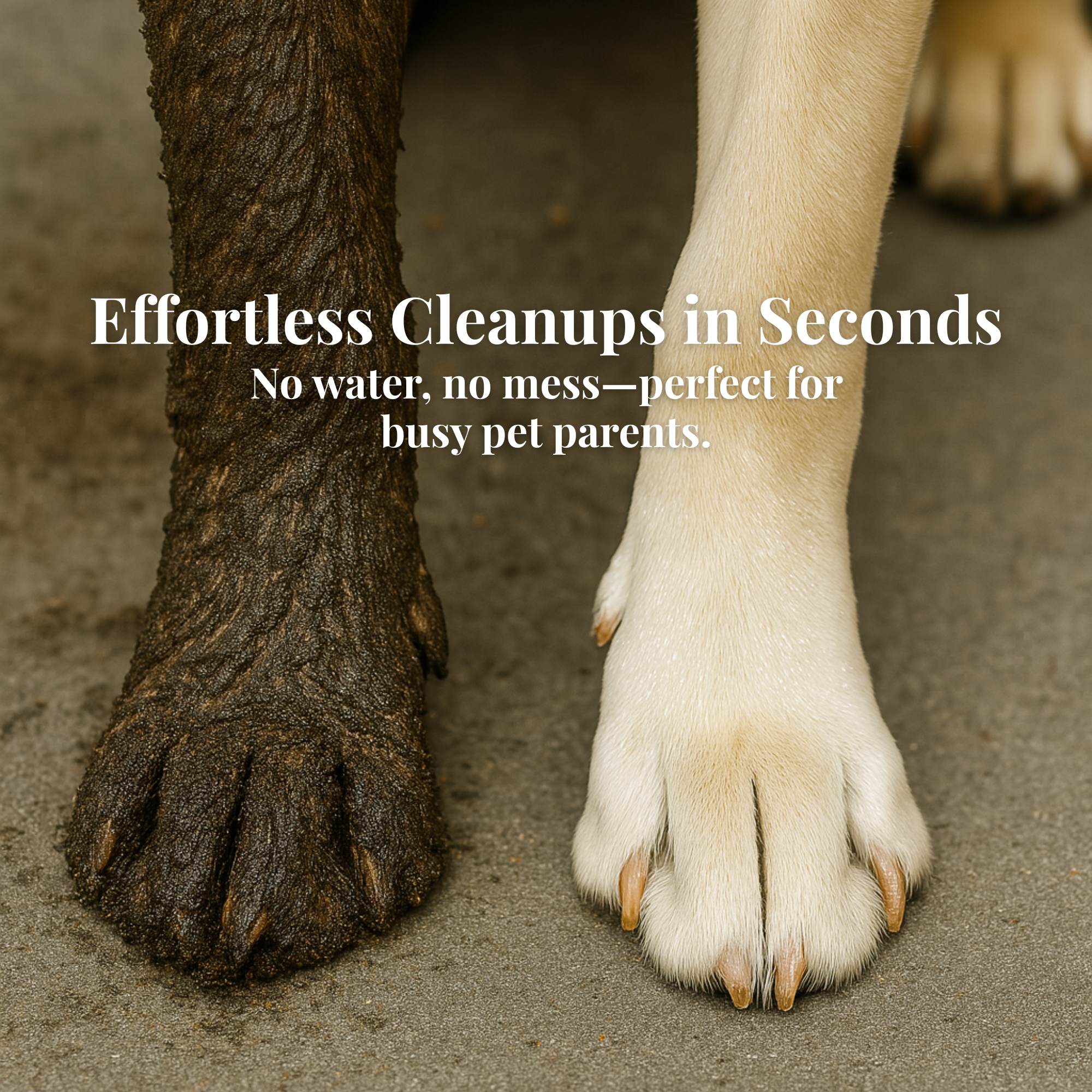Paw Cleansing Foam Dog Paw Cleaner – Lick-Safe, Hydrating Formula with Built-In Brush Head