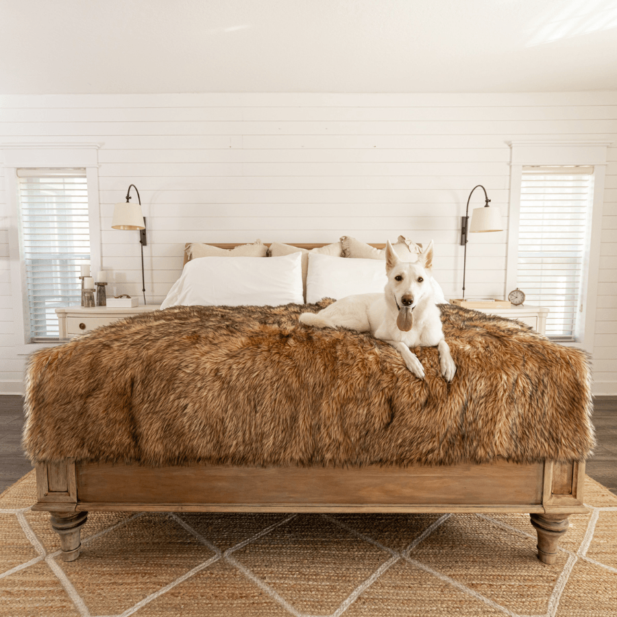 PupProtector Waterproof Throw Blanket Sable Tan