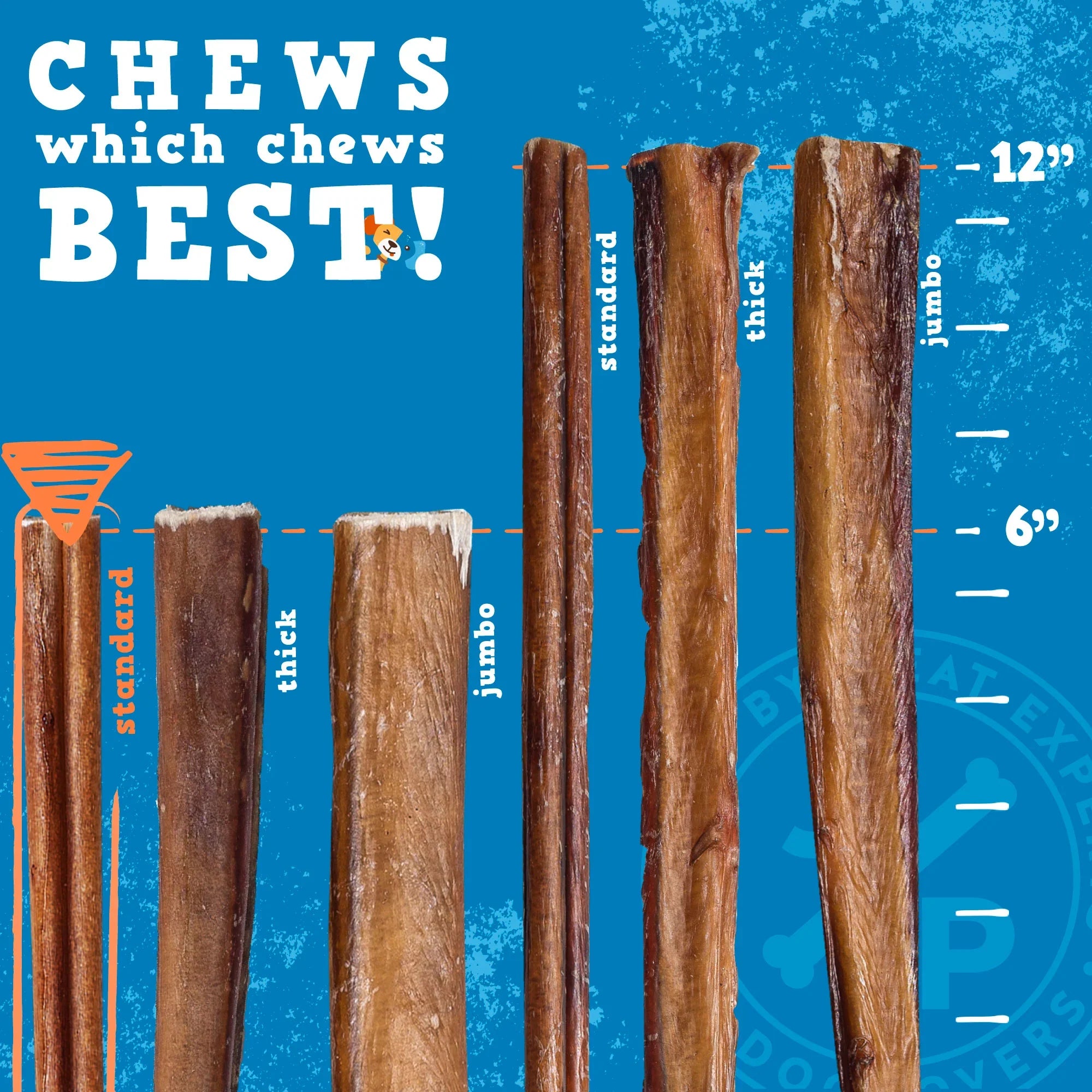 Jack & Pup Odor Free Bully Sticks - HT Animal Supply