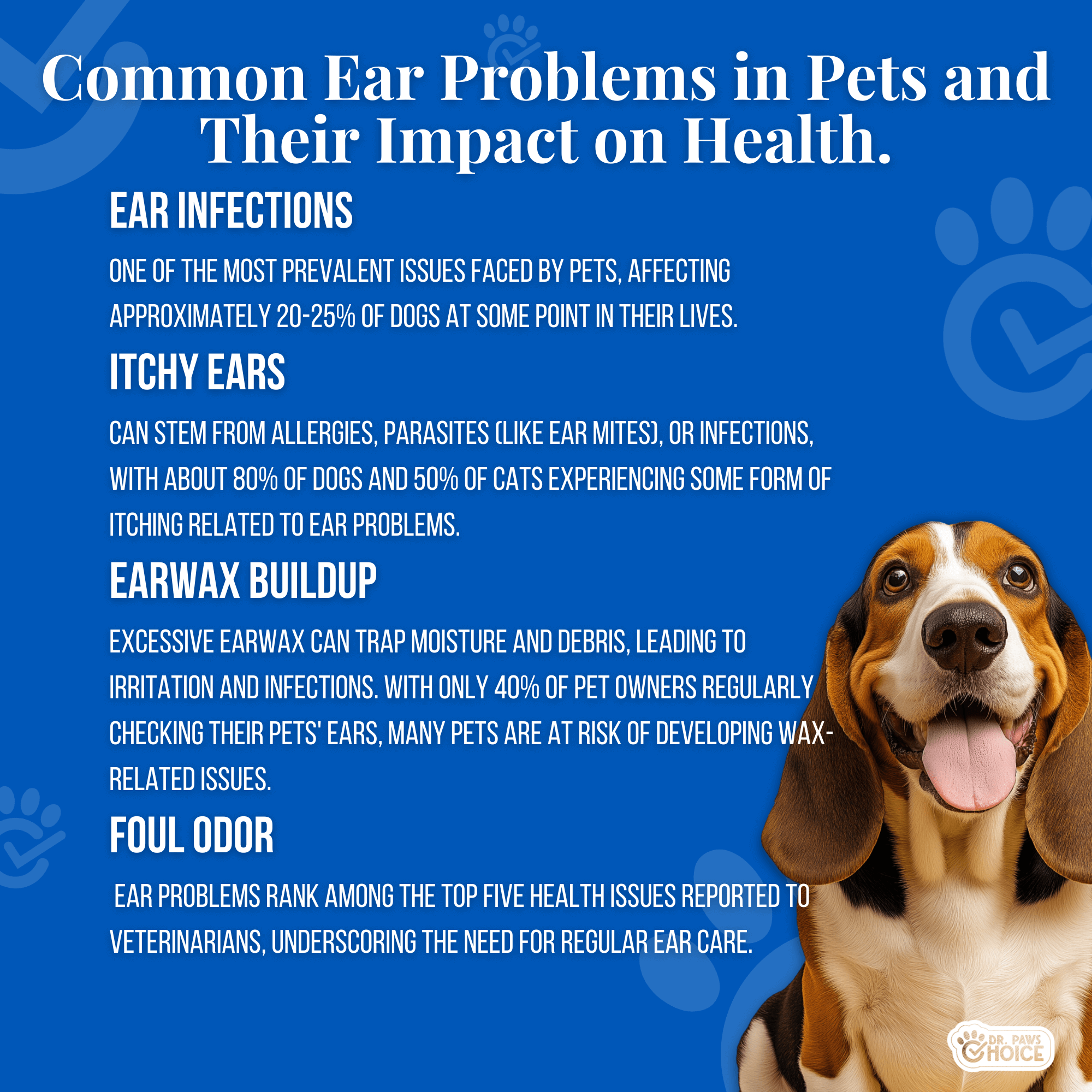 Oatmeal-Scented Ear Relief Finger Wipes for Pets (50 Count)