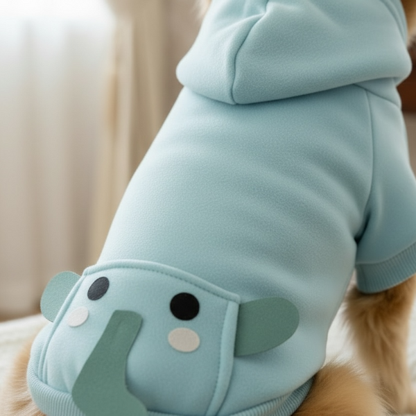 Elephant Dreams Dog Hoodie