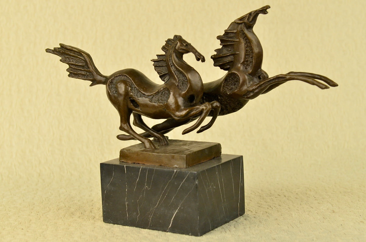 Signed Original Milo Dual Horses Horse Modern Art Abstract Sculpture Statue SALE