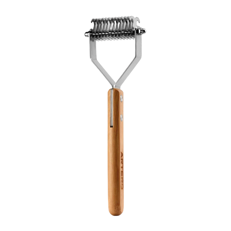 Nature Collection Double Side Coat Rake 11-21 by Artero