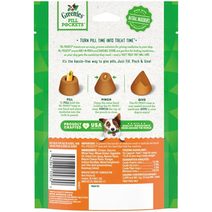 GREENIES Cheese Flavored Capsule Pill Pockets - HT Animal Supply