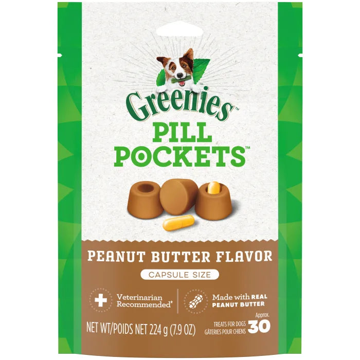 GREENIES Peanut Butter Flavored Capsule Pill Pockets