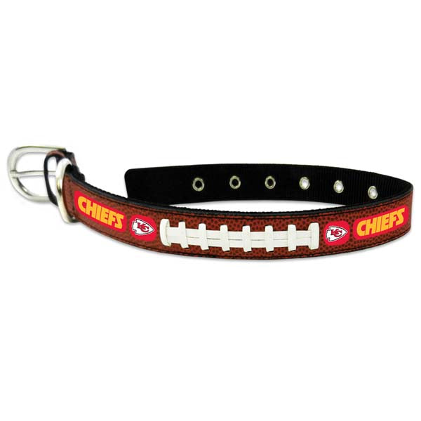 NFL Kansas City Chiefs Classic Leather Collar by Gamewear