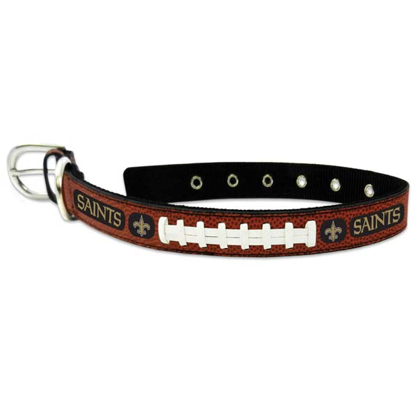 NFL New Orleans Saints Classic Leather Collar by Gamewear