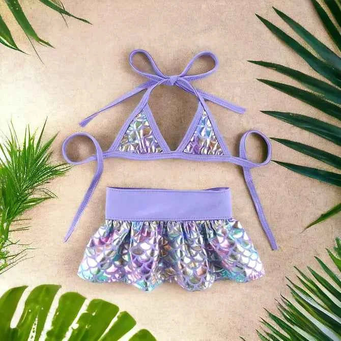 Bark Fifth Ave. Mermaid Dog Bikini Set