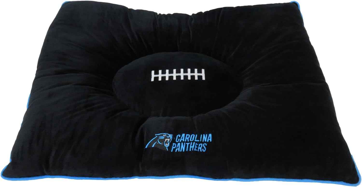 NFL Carolina Panthers Dog Pillow Bed
