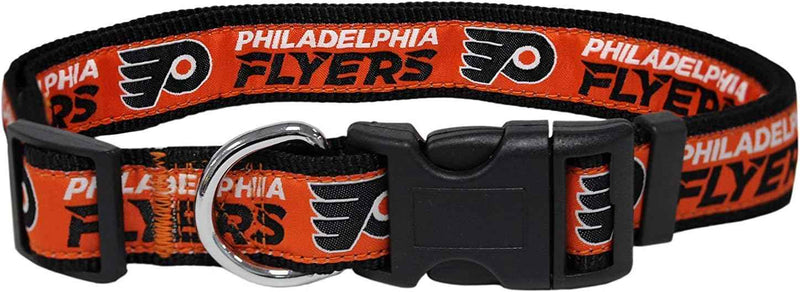 NHL Philadelphia Flyers Woven Dog Collar