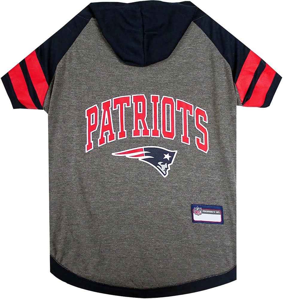 NFL New England Patriots Hooded Dog T-Shirt