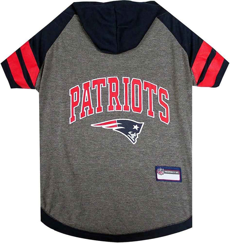 NFL New England Patriots Hooded Dog T-Shirt
