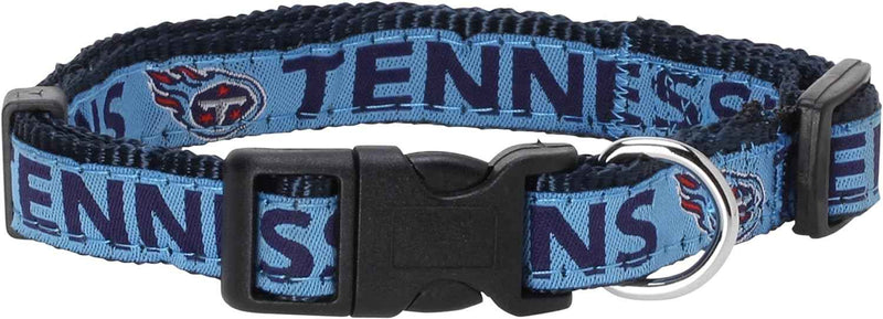 NFL Tennessee Titans Woven Dog Collar