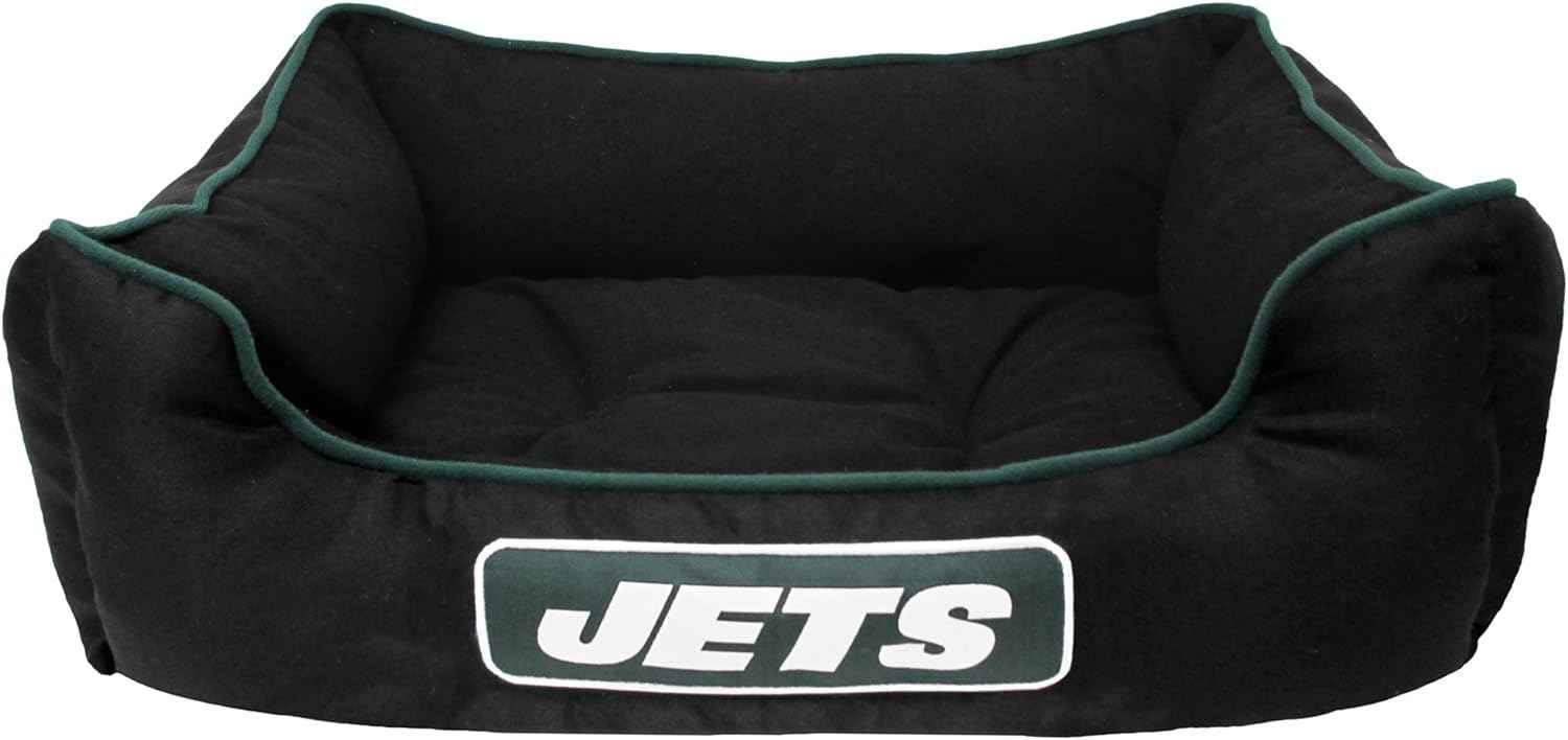NFL New York Jets Plush Cuddle Dog Bed