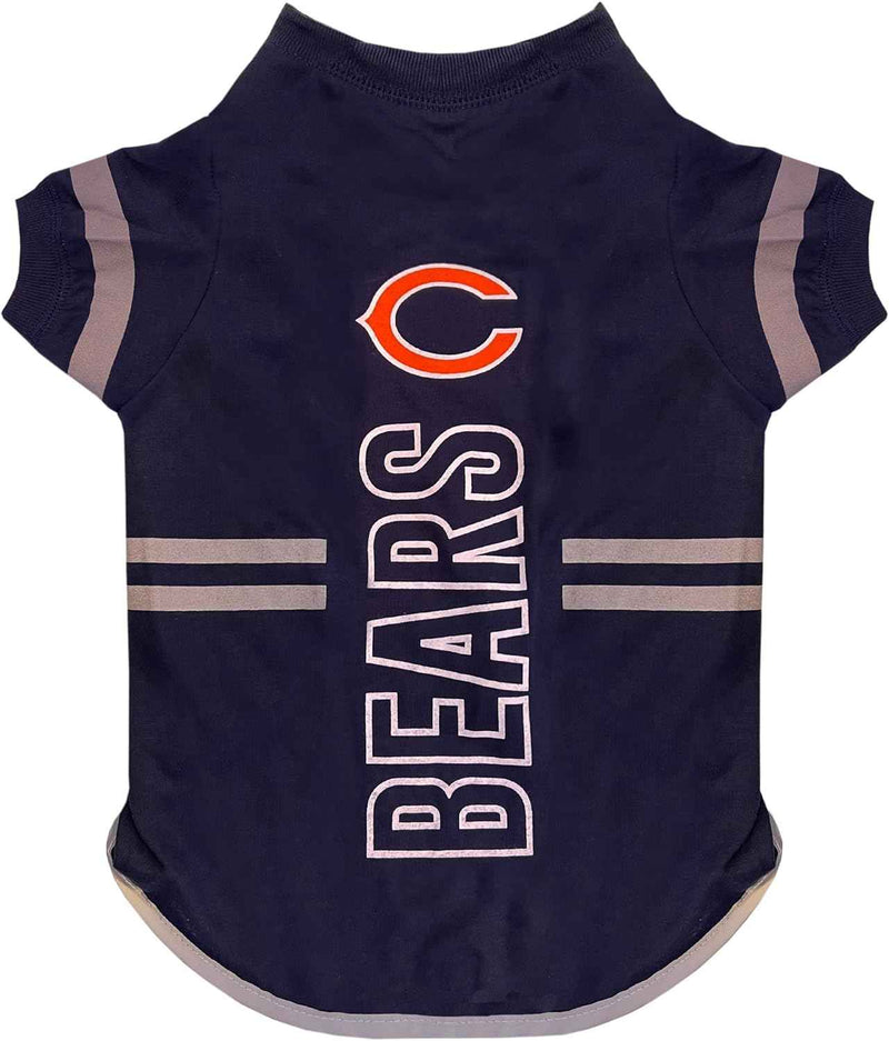 NFL Chicago Bears Reflective Dog T-Shirt