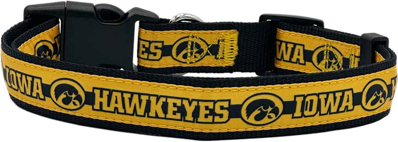 NCAA Iowa Hawkeyes Woven Dog Collar