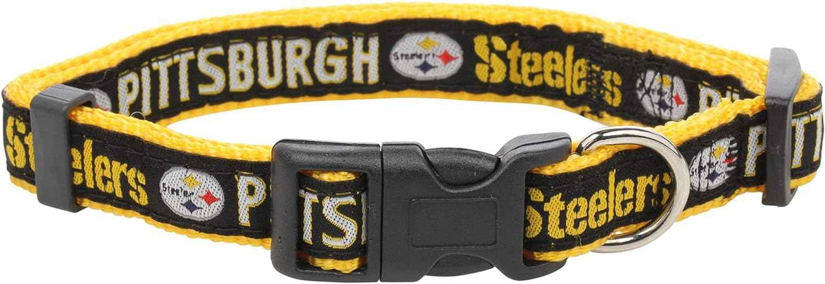 NFL Pittsburgh Steelers Woven Dog Collar — product image 2
