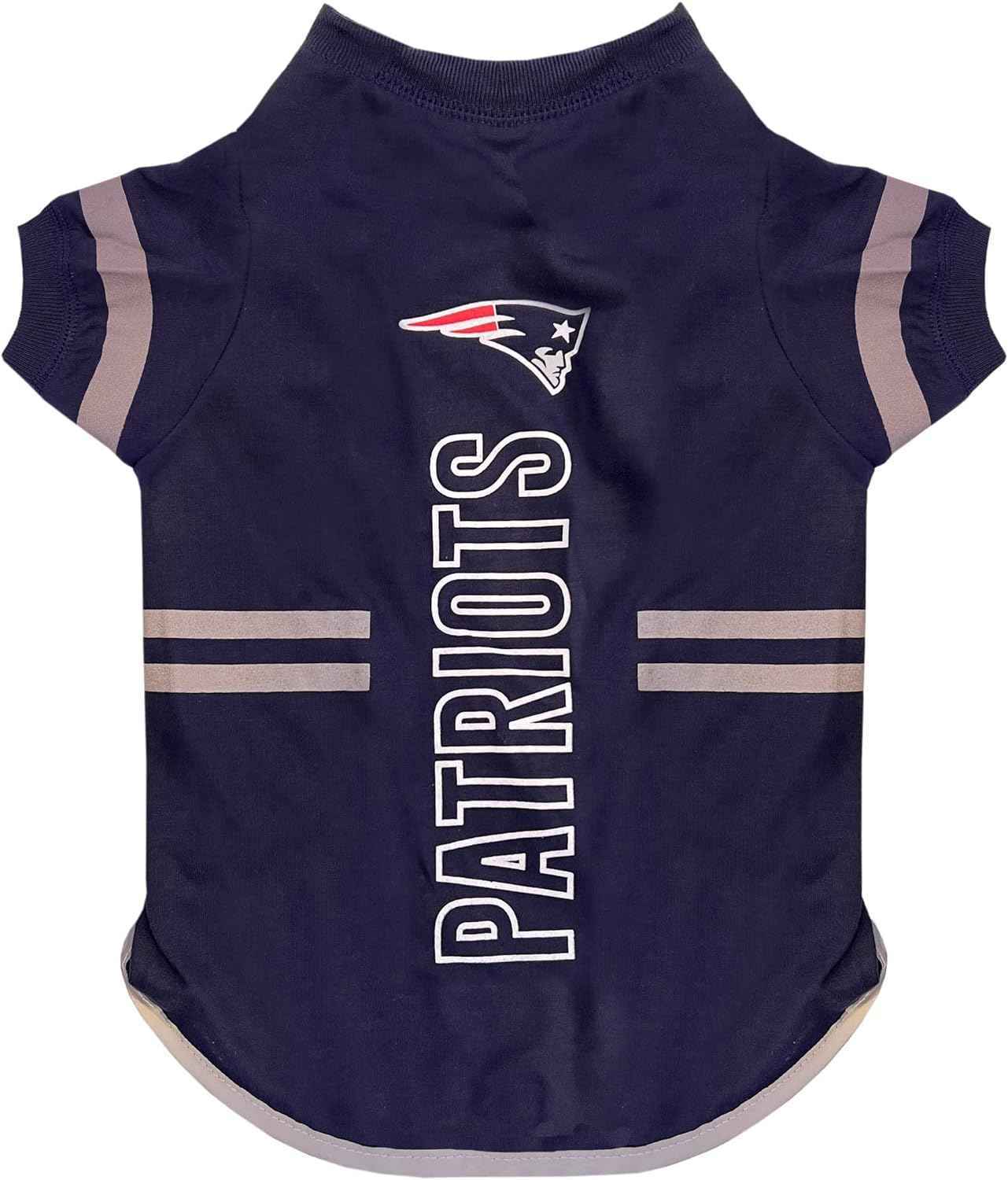 NFL New England Patriots Reflective Dog T-Shirt