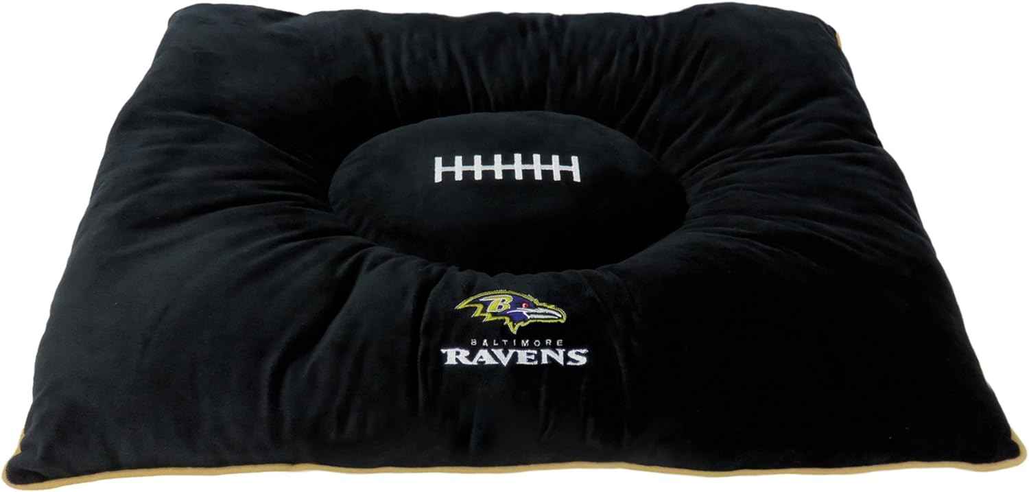 NFL Baltimore Ravens Dog Pillow Bed