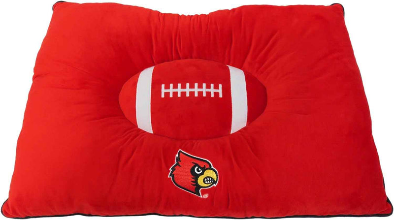 NCAA University of Louisville Cardinals Dog Pillow Bed