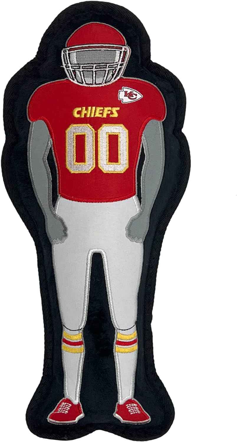 NFL Kansas City Chiefs Player Tough Dog Toy