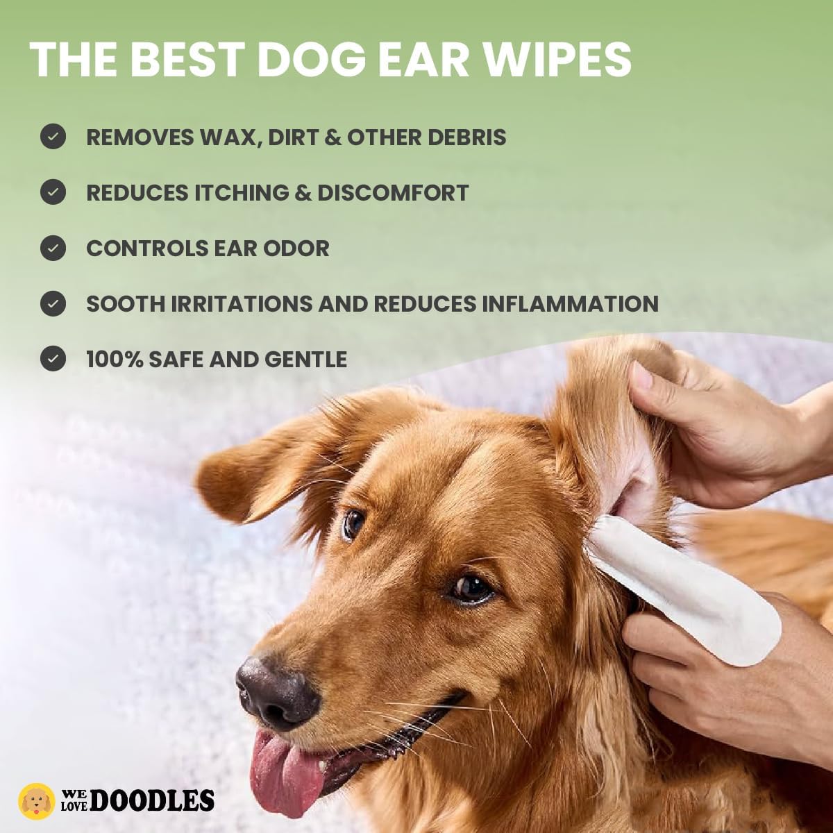Dog Ear Finger Wipes (75 PCS)