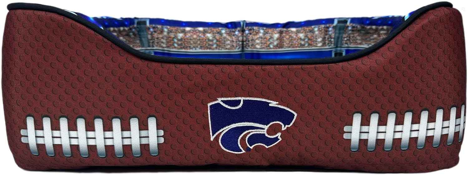 NCAA Kansas State University Wildcats Stadium Dog Bed