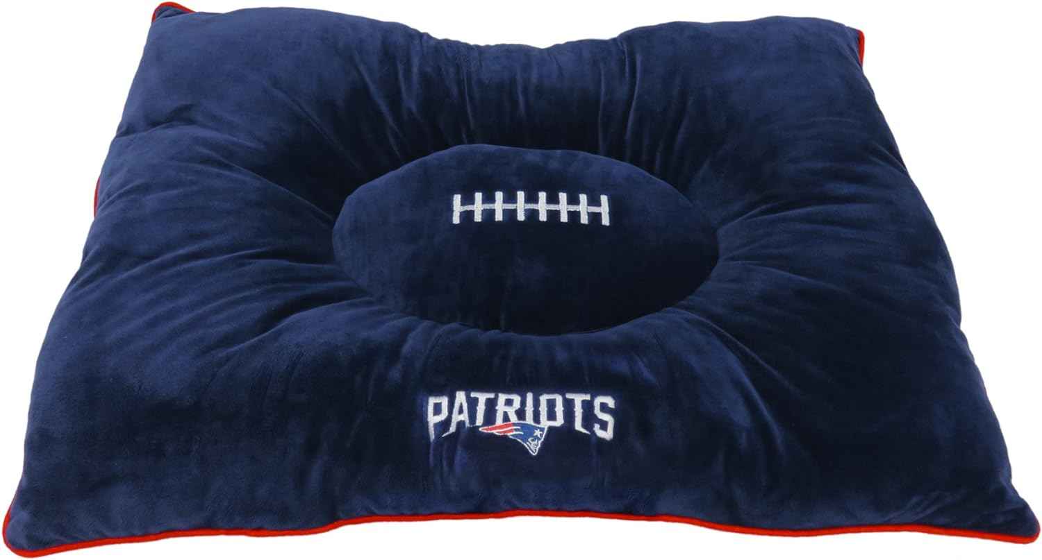 NFL New England Patriots Dog Pillow Bed