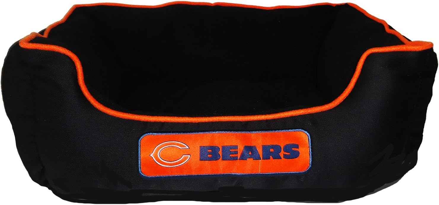 NFL Chicago Bears Plush Cuddle Dog Bed