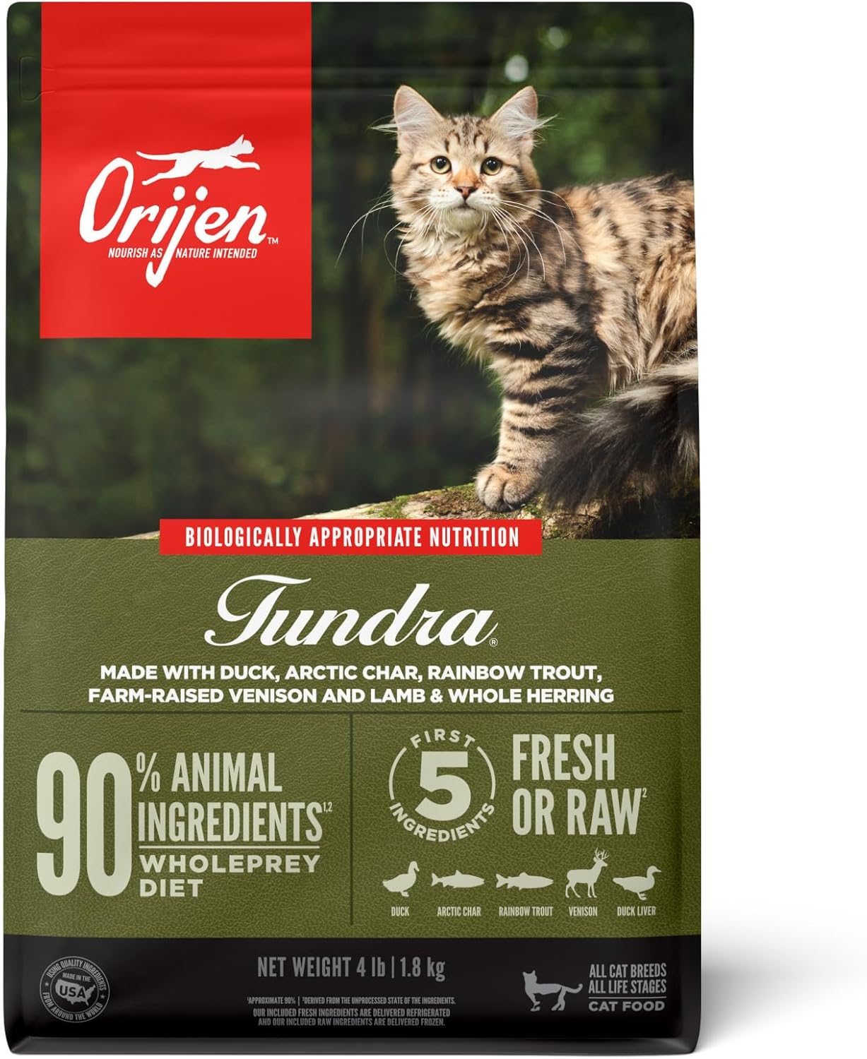 Orijen Tundra Cat Food (4lb)