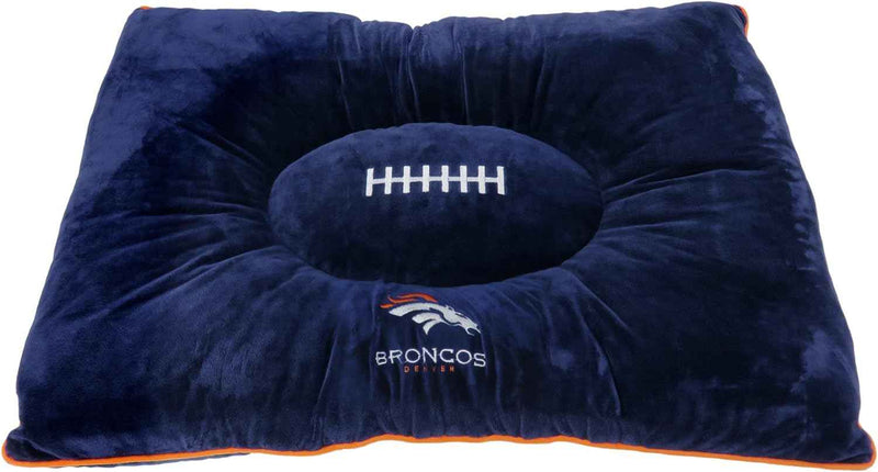 NFL Denver Broncos Dog Pillow Bed