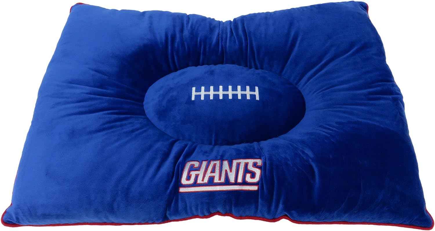 NFL New York Giants Dog Pillow Bed