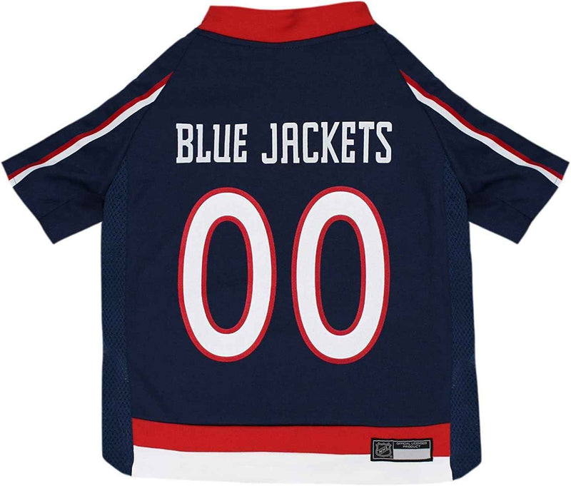 NHL Columbus Blue Jackets Mesh Pet Jersey