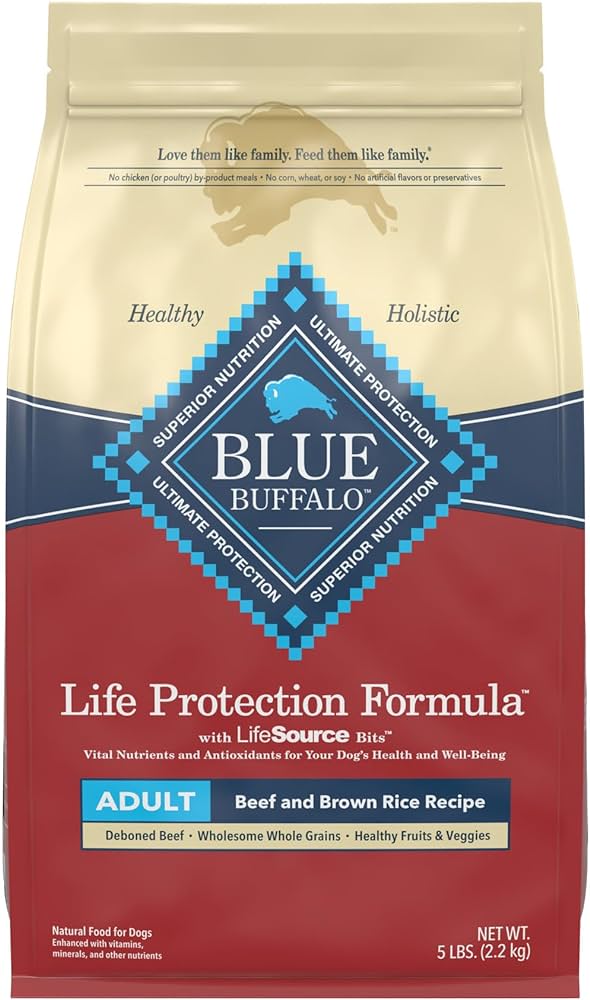 Blue Buffalo Life Protection Formula Adult Beef & Brown Rice Dry Dog Food