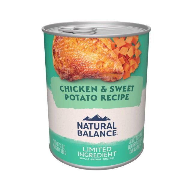Natural Balance Limited Ingredient Chicken & Sweet Potato Dog Can (13oz)