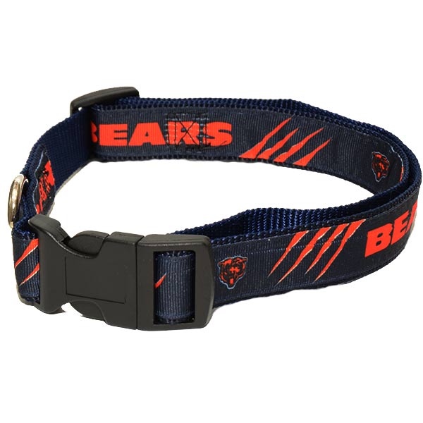 NFL Chicago Bears Woven Dog Collar by Hunter