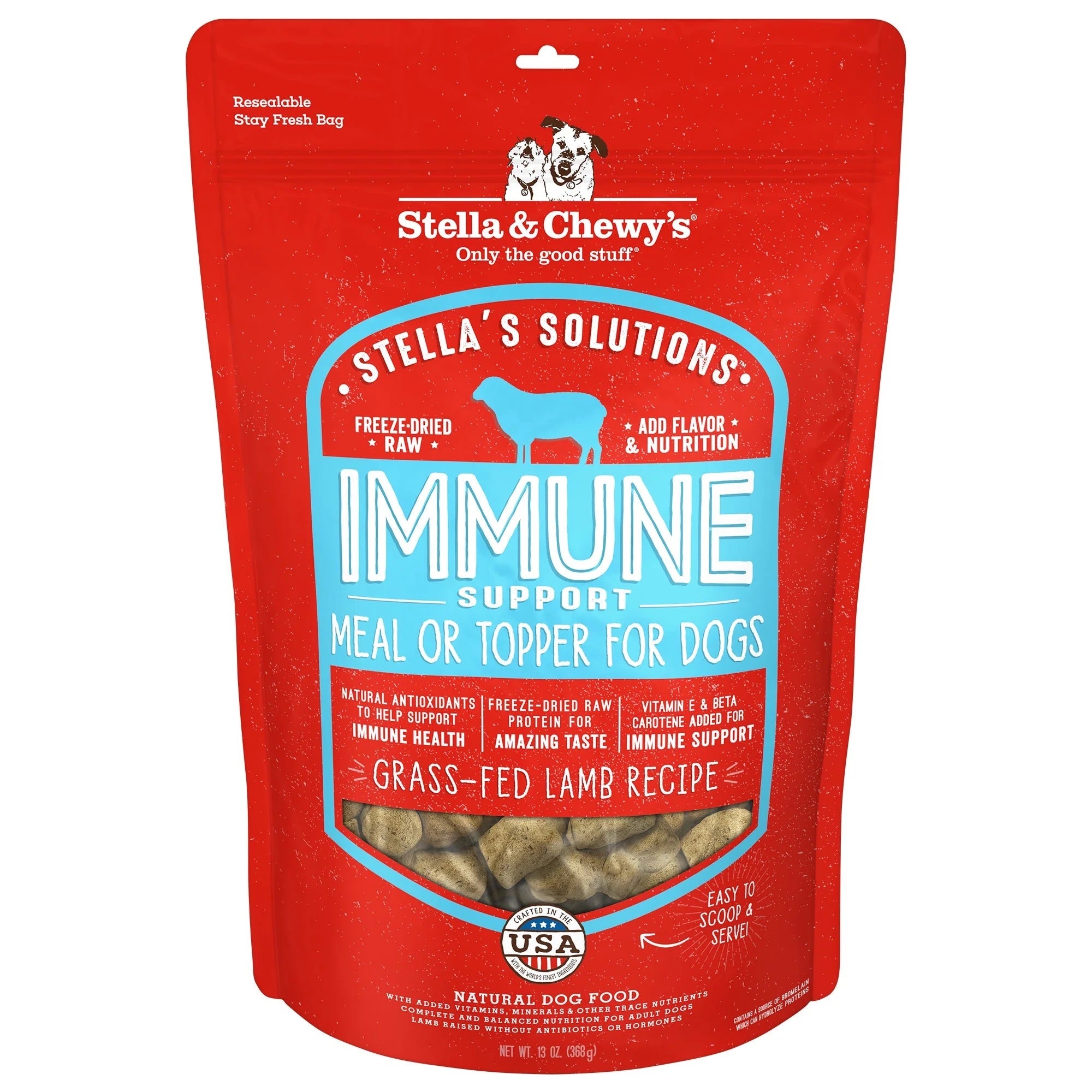 Stella & Chewys Dog Solution Immune Best Lamb 13oz