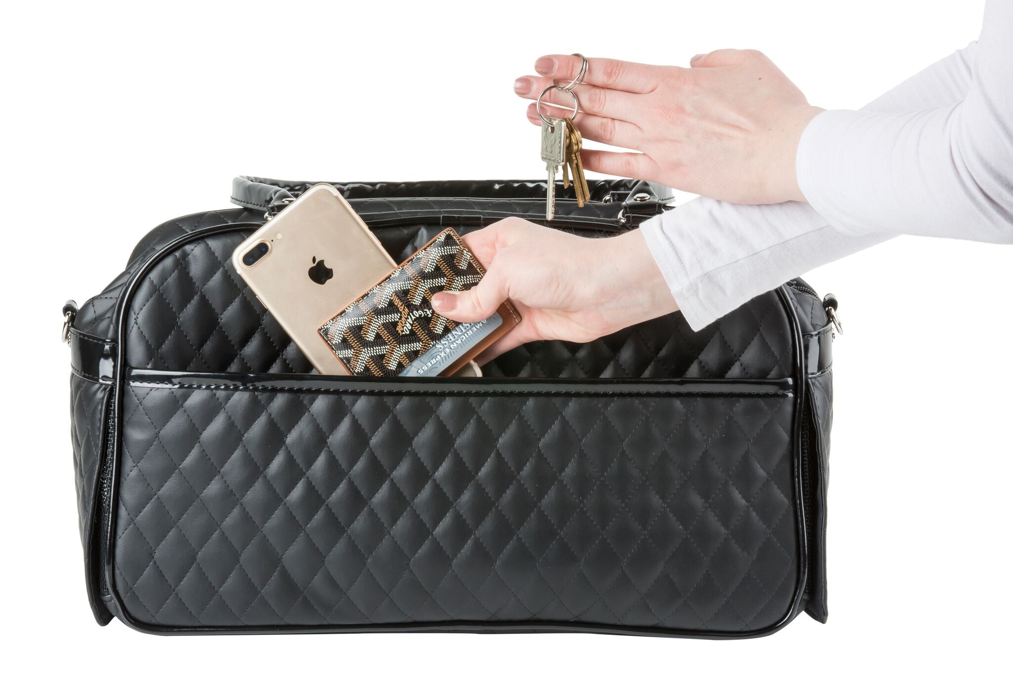 Marlee - Black Quilted