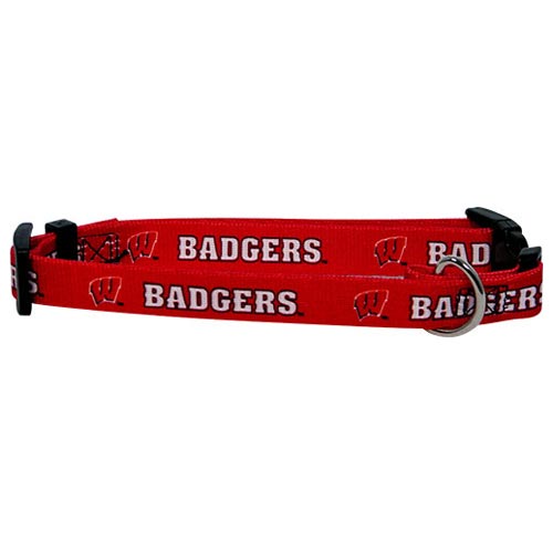 NCAA Wisconsin Badgers Dog Collar by Hunter