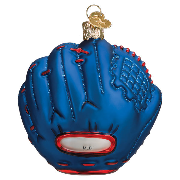 Old World Christmas: Cubs Baseball Mitt Christmas Ornament