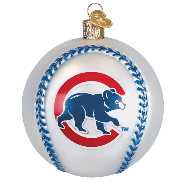 Old World Christmas: Cubs Baseball Christmas Ornament