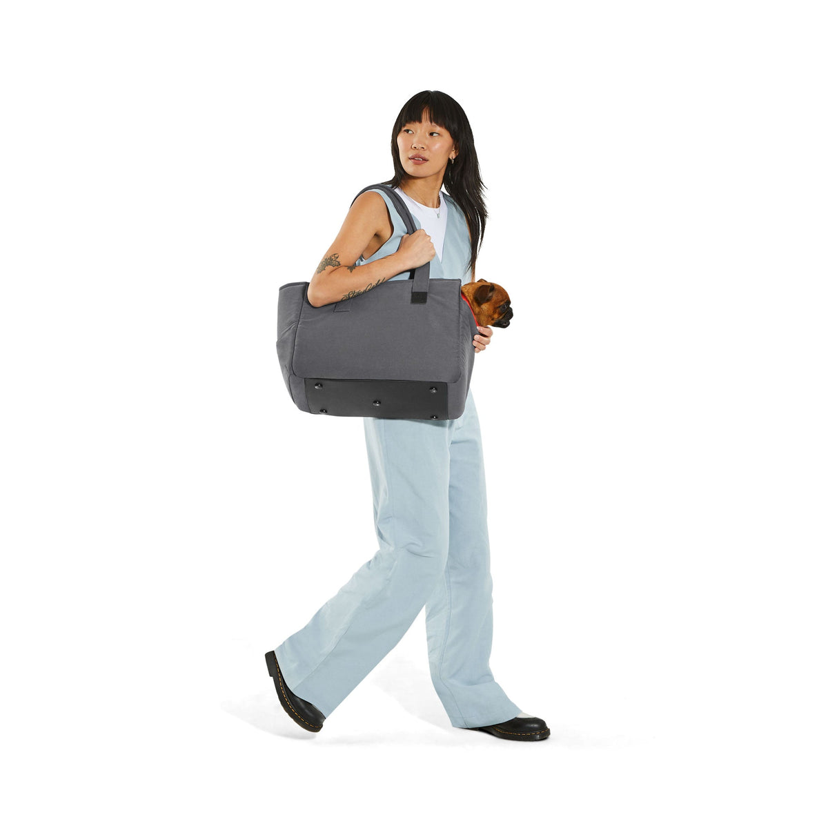 Weekend Dog Tote - Grey