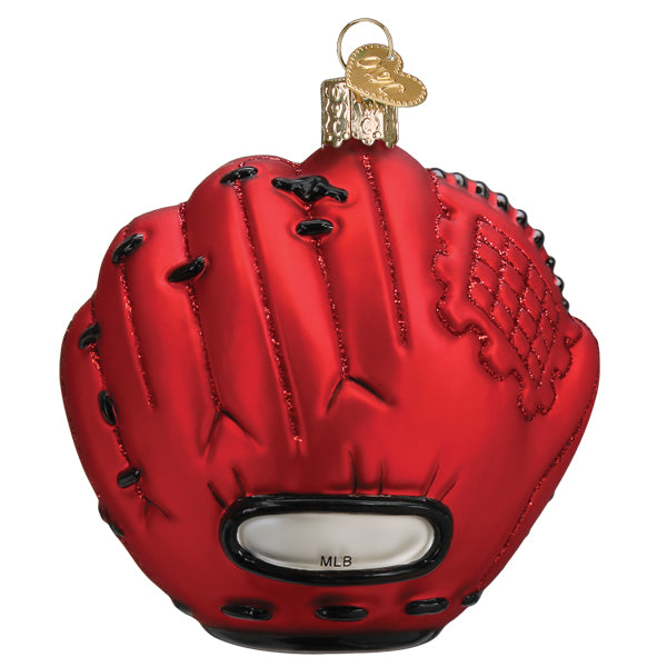 Old World Christmas: Reds Baseball Mitt Christmas Ornament