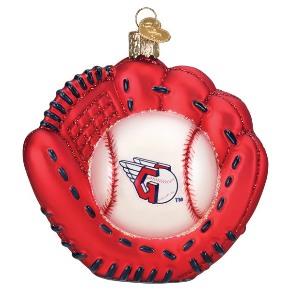 Old World Christmas: Guardians Baseball Mitt Christmas Ornament